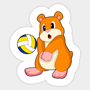 Hamster Volleyball Sticker